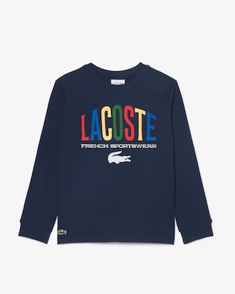 T-shirt a maniche lunghe con stampa