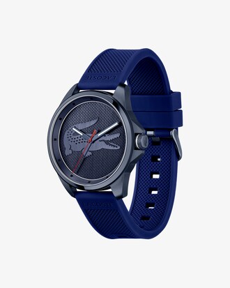 Men's Lacoste Le Croc 3 Hands Blue Silicone Watch