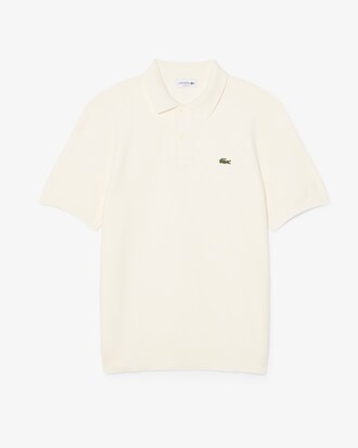 Polo in maglia boucl&eacute; classic fit
