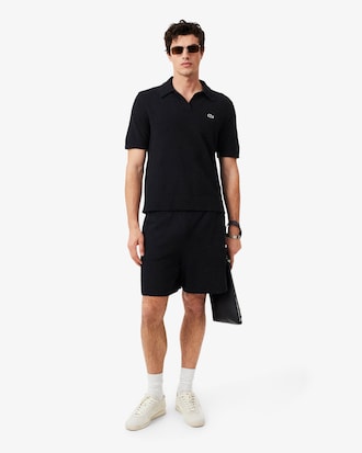 Shorts in maglia boucl&eacute;
