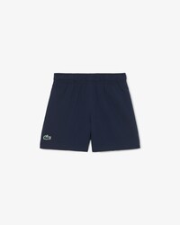 Shorts sportivi in taffet&agrave; a rombi