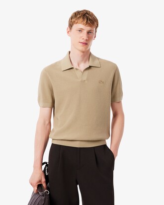 Maglione con girocollo aperto in misto cotone