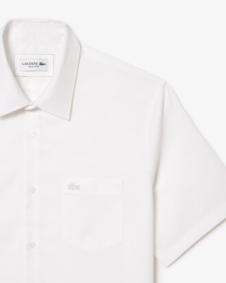 Camicia in cotone a maniche corte regular fit