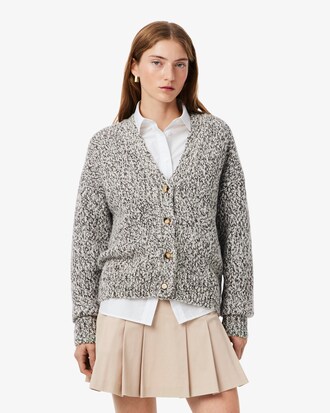 Cardigan in lana mercerizzata