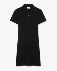 Vestito polo slim fit in mini piqu&eacute; stretch