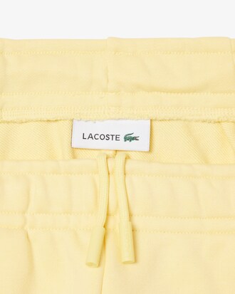 Shorts in tessuto felpato plissettato