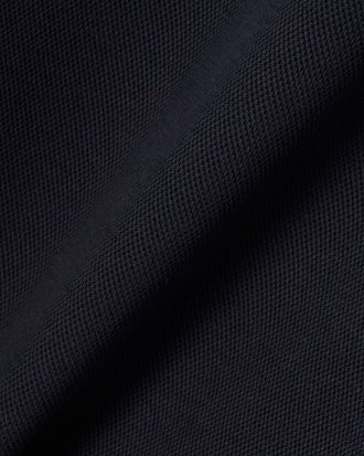 Felpa in piqu&eacute; con zip loose fit