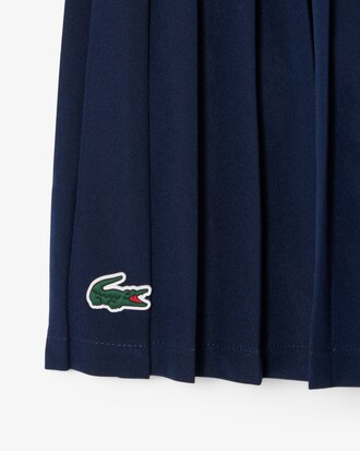 Gonna a pieghe con fodera