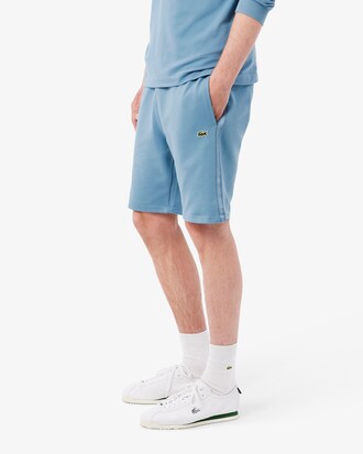 Shorts in tessuto felpato con striscia con logo regular fit