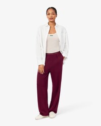 Pantaloni loungewear wide fit in felpa