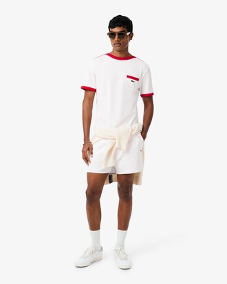 T-shirt in cotone con taschino Archive Re-edition