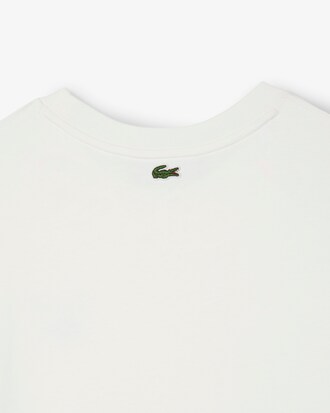 Abito t-shirt oversize in jersey con marchio
