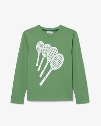 T-shirt in cotone a maniche lunghe