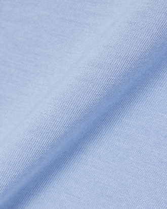 T-shirt con collo a V in jersey di cotone Pima leggero