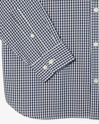 Camicia a quadri in popeline regular fit