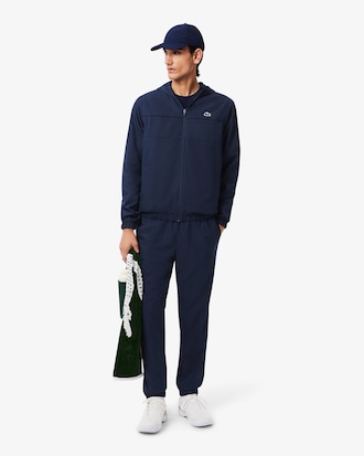 Pantaloni da tuta sportiva in taffet&agrave; a rombi
