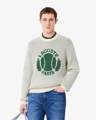 Maglia Heritage in cotone con motivo jacquard