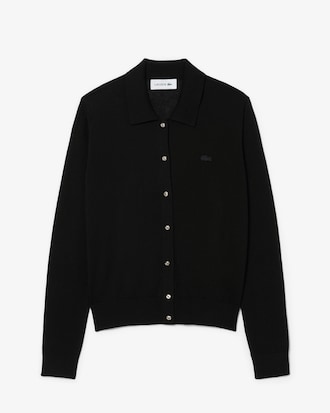 Cardigan in misto cashmere con bottoni gioiello