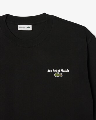 T-shirt loose fit in jersey pesante