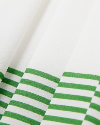 Gonna plissettata in crepe fluido