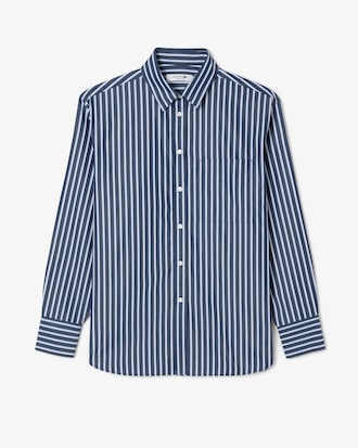Camicia oversize in popeline di cotone