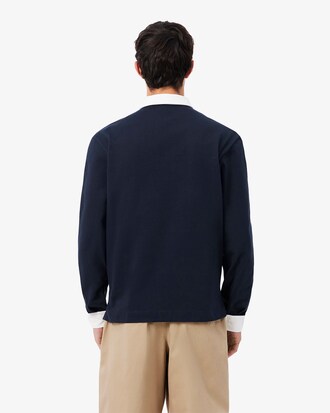 Polo da rugby relaxed fit in jersey