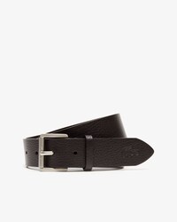 Cintura da uomo in pelle martellata con fibbia con rullo e incisione Lacoste