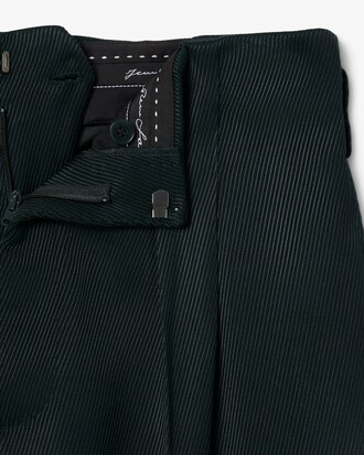 Pantaloni sartoriali regular fit in raso Runway