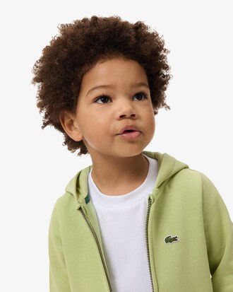 Felpa unisex con cappuccio e zip