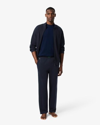 Pantaloni homewear in cotone a nido d'ape