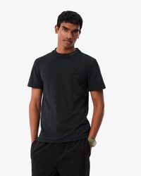 T-shirt in piqu&eacute; con marchio jacquard Commuter