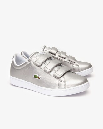 Sneakers a strappo Carnaby Evo da bambino in tessuto sintetico metallico