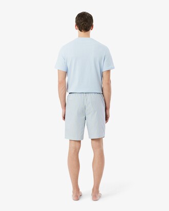 Shorts pigiama in popeline a righe