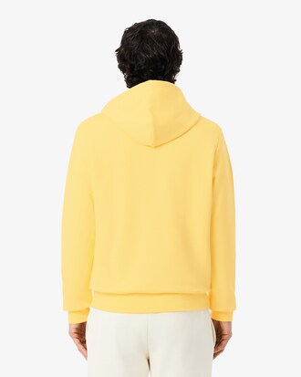 Felpa in tessuto felpato classic fit con zip