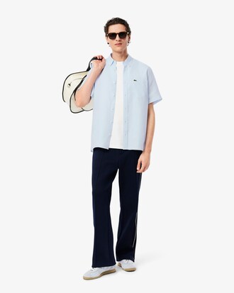 Camicia di lino a maniche corte