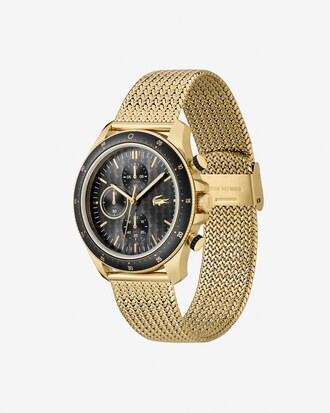 Orologio cronografo in maglia con placcatura ionica dorata Neoheritage
