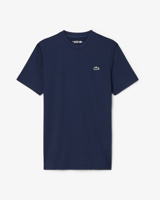 T-shirt tennis Ultra Dry elasticizzata in jacquard