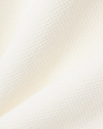 Polo in cotone a coste di produzione francese