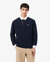 Polo da rugby relaxed fit in jersey
