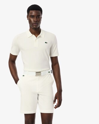 Maglione da golf con colletto a polo a maniche corte