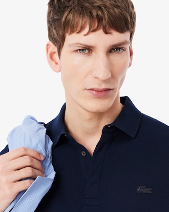 Polo regular fit in piqu&eacute; elasticizzato Paris