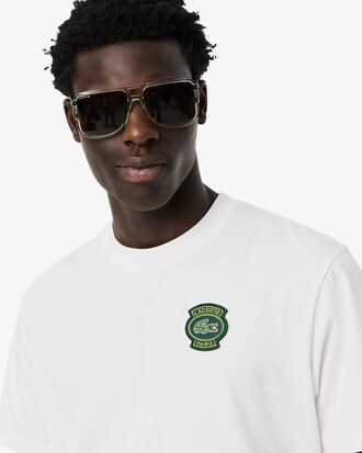 T-shirt con marchio in cotone