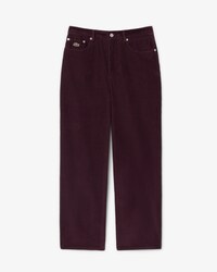 Pantaloni taglio ampio in velluto a coste