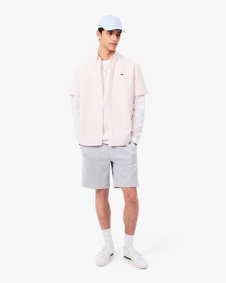 Shorts in tessuto felpato