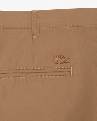 Pantaloni loose fit in twill a pieghe
