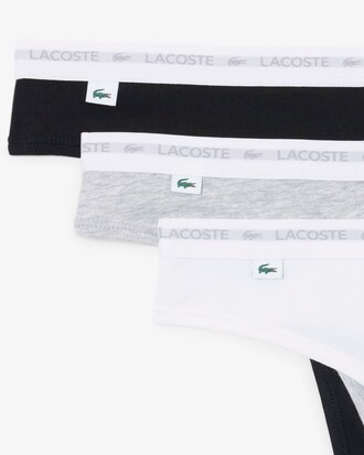 Confezione di 3 tanga in cotone stretch