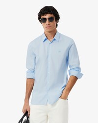 Camicia in popeline stretch slim fit