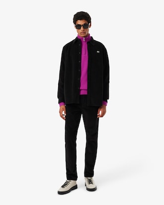 Pantaloni slim fit in velluto a coste