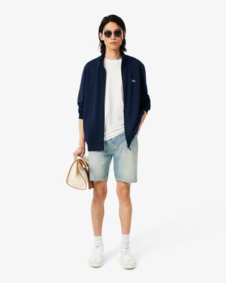 Felpa in cotone con zip