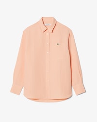 Camicia oversize in misto lino